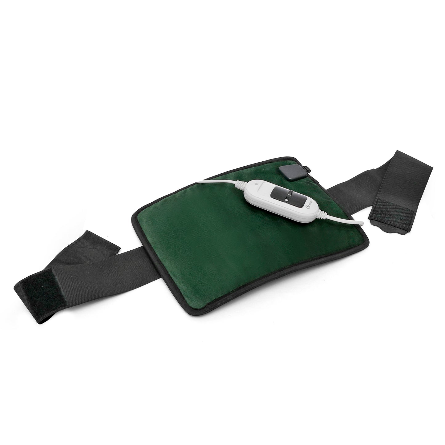 RCSP Orthopaedic Electric Heating Pad for Back Pain Relief, Fast Heating Technology Heating Belt with Temperature Controller for Lower Back, Knee, Shoulder, Cramps, and Neck 30cm X 23cm GREEN
