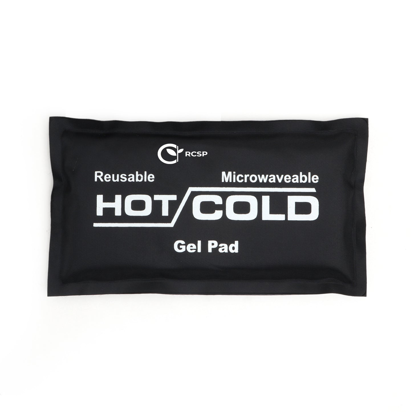 RCSP Reusable Hot/Cold Gel Pad, Microwaveable Ice Pack for Pain Relief, Black (Black, 275ML)