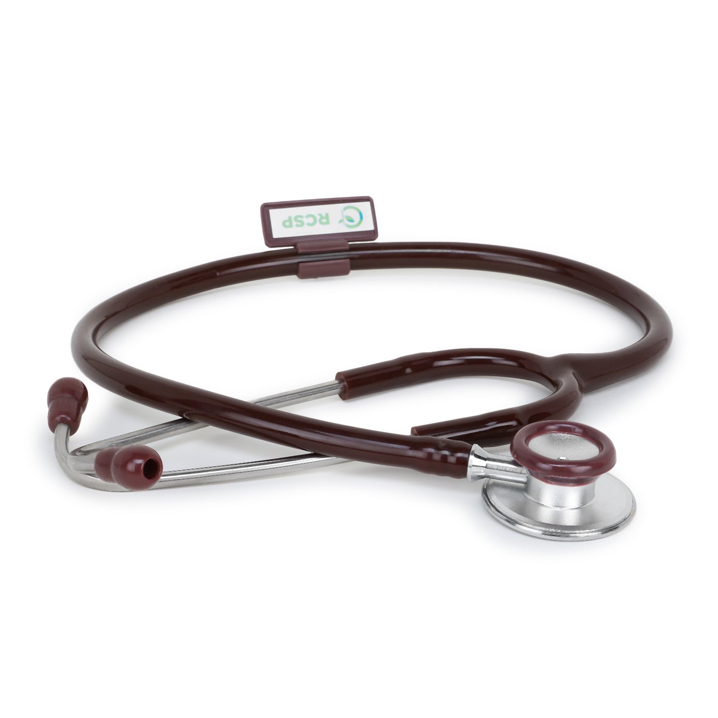 RCSP Stethoscope for Medical Students and Doctors | Micro Plus Acoustic Waterproof Lightweight | Chest Piece with Flexible Latex Free Tube & Soft Sealing Ear Knobs, Purple