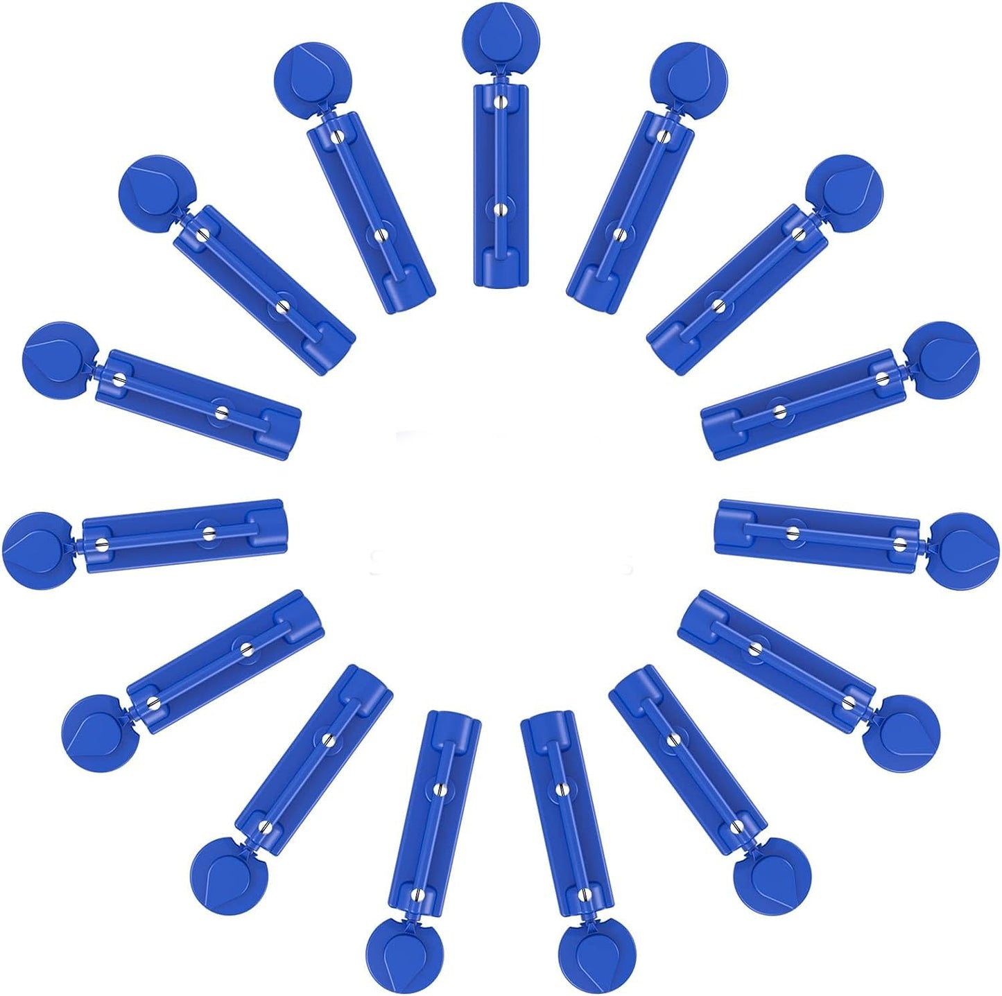 RCSP 100 Pcs Round Blood Lancet Ultra Thin Glucometer lancet for Dr Morepen BG03 Glucometer devices Lancets 100 Pcs