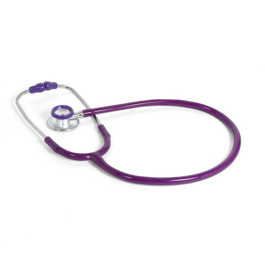 RCSP Stethoscope for Medical Students and Doctors | Micro Plus Acoustic Waterproof Lightweight | Chest Piece with Flexible Latex Free Tube & Soft Sealing Ear Knobs, Purple