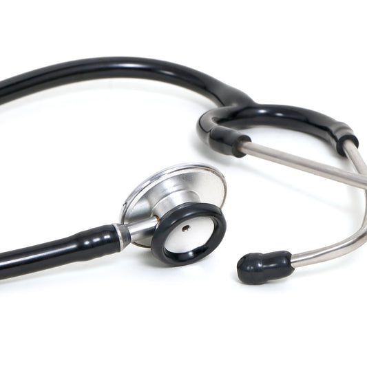 RCSP Stethoscope for Medical Students and Doctors | Micro Plus Acoustic Waterproof Lightweight | Chest Piece with Flexible Latex Free Tube & Soft Sealing Ear Knobs, Purple