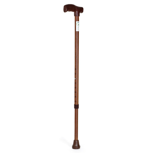 RCSP Walking Stick with Adjustable Hight Level for Old People, Strong Heavyduty Walking Cane with Non Slip Rubber Tip Base Comfortable Hand Grip | Portable Balancing Cane for Men Women