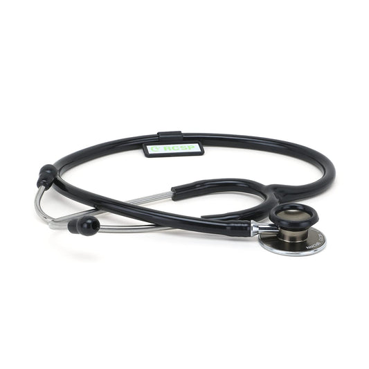 RCSP Acoustic Stethoscope for doctors and Medical students | light weight Aluminium Chest Piece with Flexible Jointless Tube & Soft Sealing Ear Knobs (MICRO BROWN)