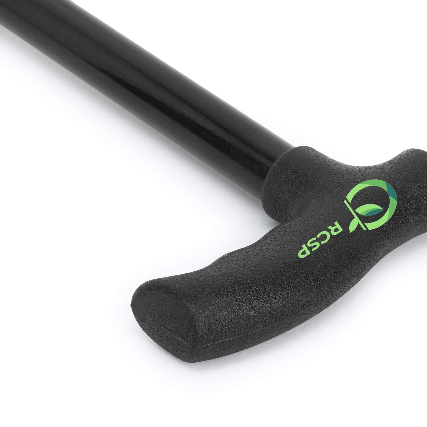 RCSP Walking Stick for Men and Women One Leg Crutches Old People Portable Comfortable Walking Stick Black