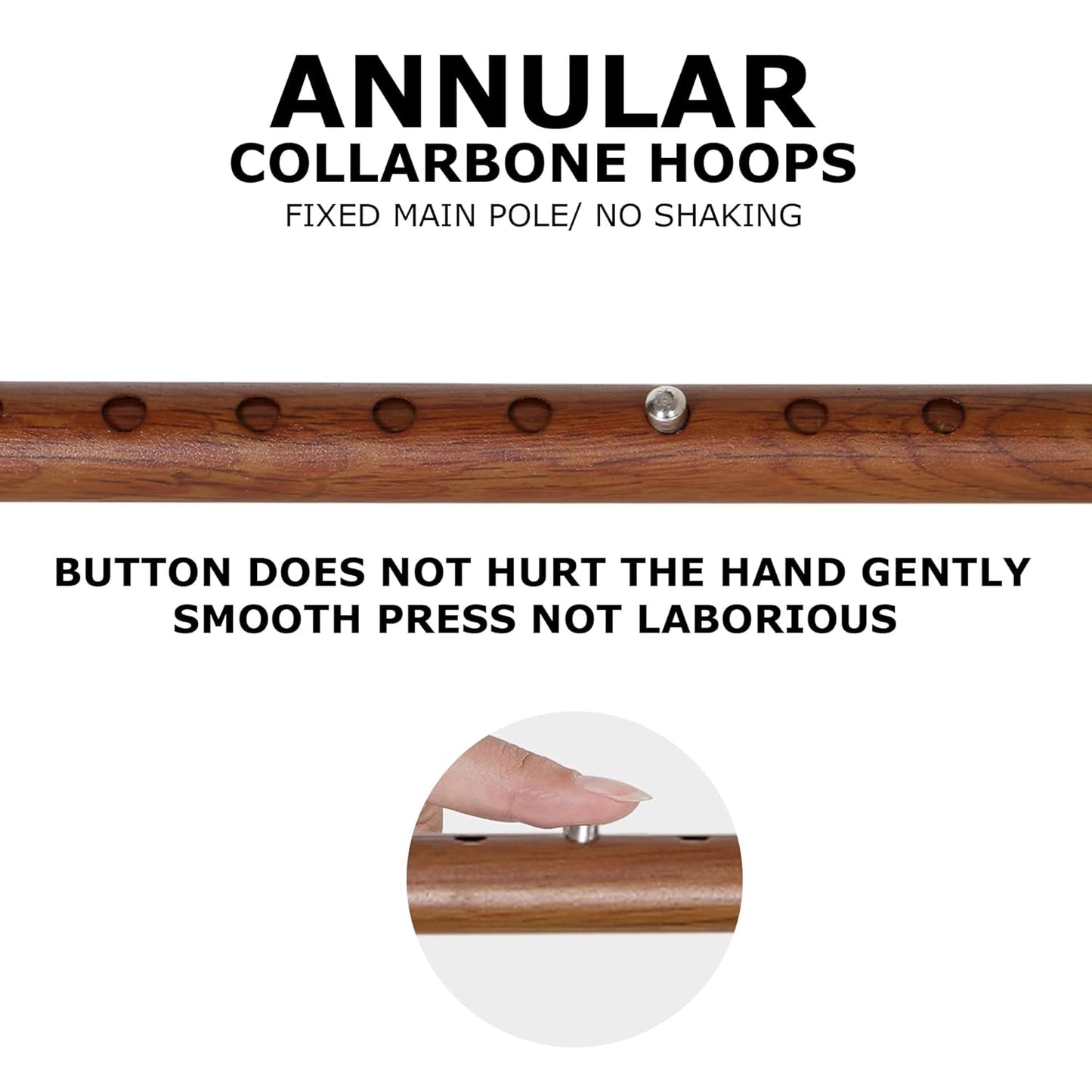 RCSP Walking Stick with Adjustable Hight Level for Old People, Strong Heavyduty Walking Cane with Non Slip Rubber Tip Base Comfortable Hand Grip | Portable Balancing Cane for Men Women