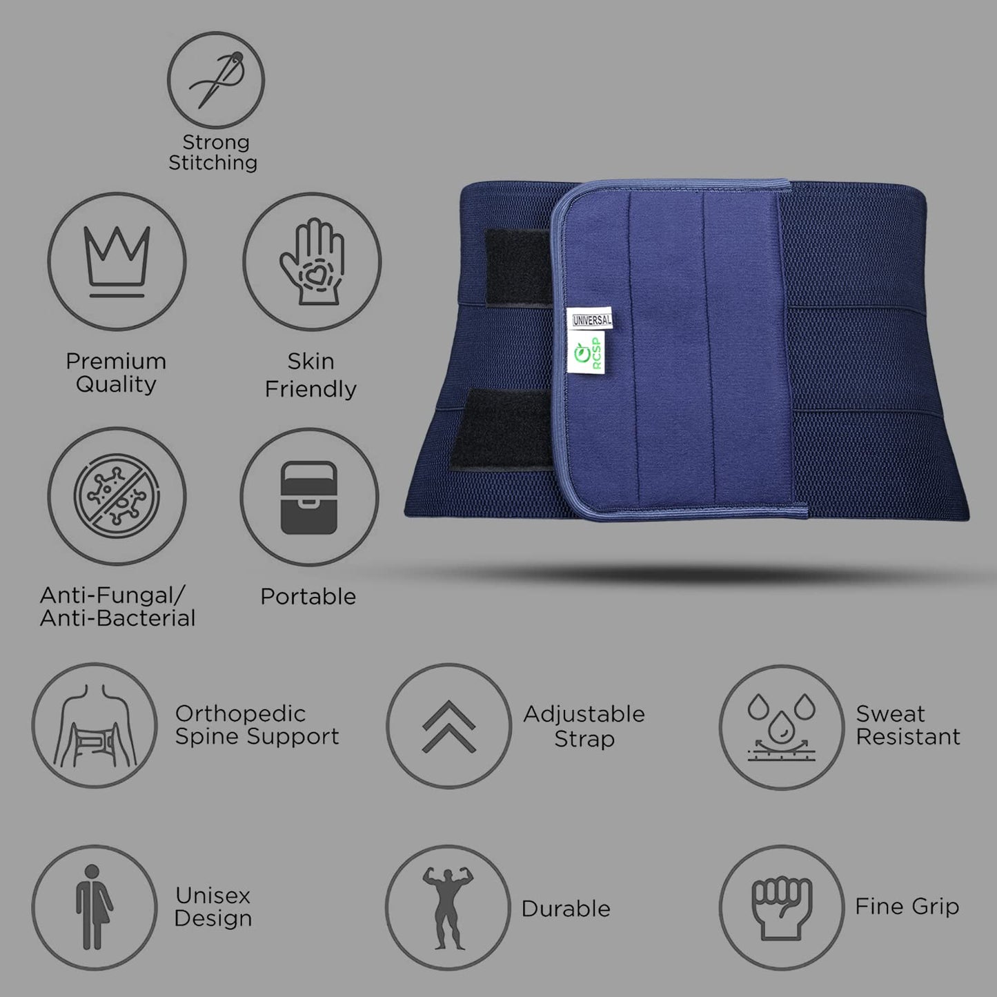 RCSP Abdominal Belt For Women After Delivery | Binder, Lower Waist Support Belt After C-Section delivery for Ladies, Elastic Maternity Tummy Waist Belly Support universal blue comfortable S TO XL