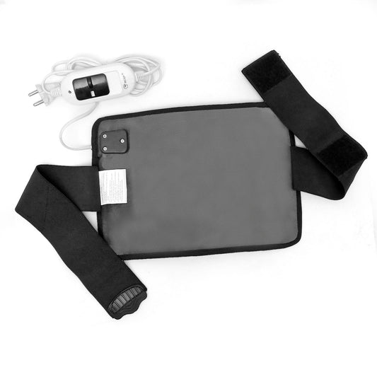 RCSP Orthopaedic Electric Heating Pad for Back Pain Relief, Fast Heating Technology Heating Belt with Temperature Controller for Lower Back, Knee, Shoulder, Cramps, and Neck 30cm X 23cm