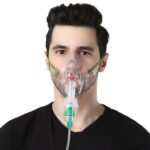 RCSP Nebulizer Kit Mask with Anti-spill jar For Men & Women, Reusable Soft Complete Kit Child And Adult Mask, Lightweight Non Slip Mask with Comfortable Elastic Staps (White)
