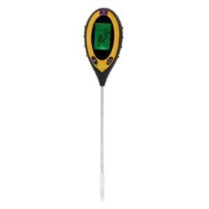 RCSP Soil Tester 4 in 1 Digital Moisture Gardening and Agriculture Water Soil Testing Machine with Sensor Probe,LCD